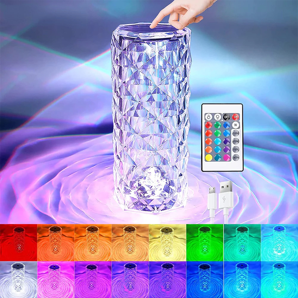 Crystal Diamond Lamp-KS-TGR - مصباح طاولة 16 اضاءة _0002_Layer 11